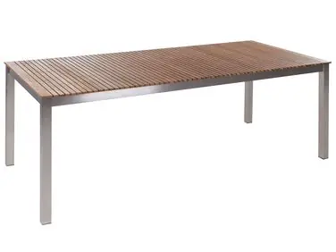 Mesa de jardín VIAREGGIO 200 cm 90 cm Madera de teca certificada Marrón - Jardín y balcón