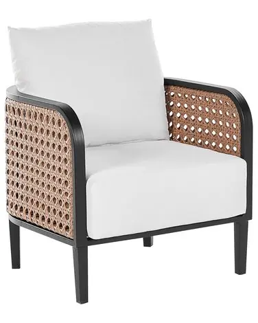 Sillón de jardín MONTEFALCO Metal Blanco - Jardín y balcón