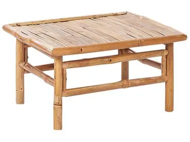 Garden Coffee Table CERRETO 55 cm 64 cm Bamboo Brown - Garden & Balcony