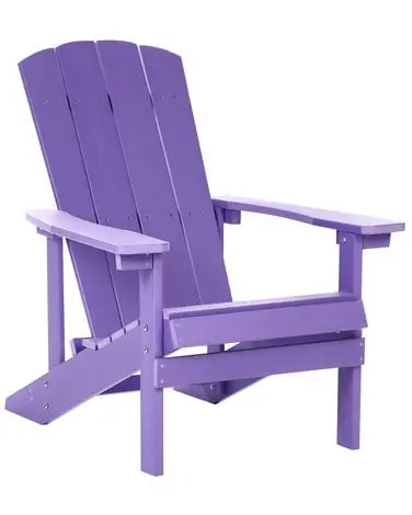 Garden Chair ADIRONDACK Purple - Garden & Balcony