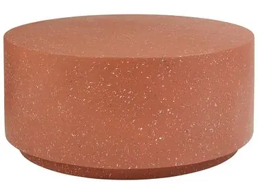 Coffee Table TREZZO 90 cm 90 cm Terrazzo Effect Red Terrazzo - Garden & Balcony