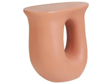 Side Table IDRO 42 cm 28 cm Orange - Garden & Balcony