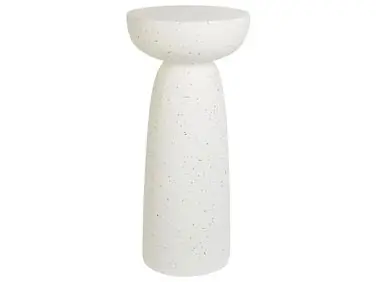 Side Table CADINI 33 cm 33 cm Terrazzo Effect White Terrazzo - Garden & Balcony