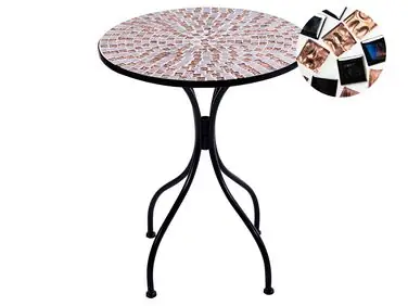 Bistro Table CARPINO 60 cm 60 cm Black - Garden & Balcony