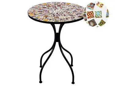 Bistro Table CASARIO 60 cm 60 cm Black - Garden & Balcony