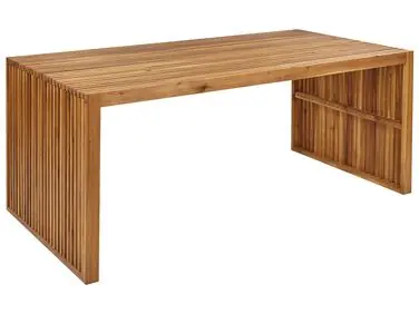 Mesa de jardín SULZANO 180 cm 90 cm Madera de acacia Marrón - Jardín y balcón