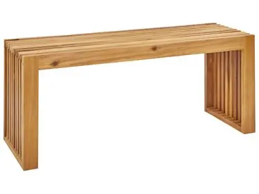 Garden Bench BELLANO 105 cm Acacia Wood Brown - Garden & Balcony