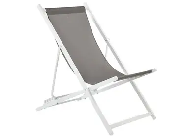 Hamaca plegable LOCRI II Metal Gris - Jardín y balcón