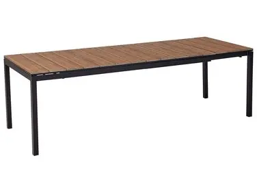 Mesa de jardín extensible TOFANE 198/248 cm 90 cm Marrón - Jardín y balcón