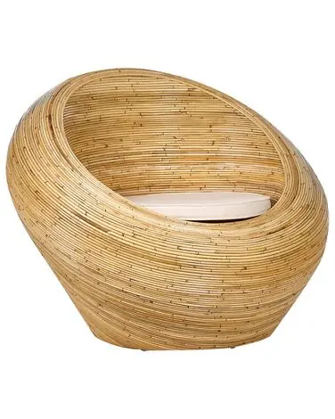 Sillón de jardín MAIORI Ratán Natural - Jardín y balcón