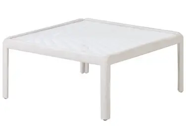 Garden Coffee Table FERRETTI 69 cm 69 cm Light Beige - Garden & Balcony