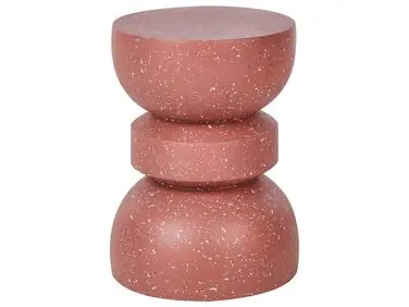 Side Table FALIRO 37 cm 37 cm Red Terrazzo - Garden & Balcony
