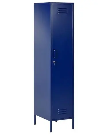 Storage Unit FROME Metal Navy Blue - Home Office