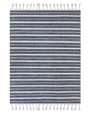Alfombra BADEMLI Azul oscuro 140 x 200 cm - Accesorios decorativos