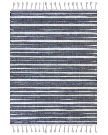 Alfombra BADEMLI Azul oscuro 160 x 230 cm - Accesorios decorativos