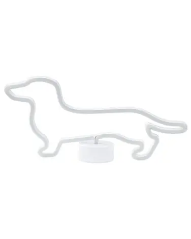 Silueta LED de neón Perro FRANCIS Azul - Accesorios decorativos