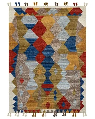 Alfombra ARZAKAN Multicolor 200 x 300 cm Lana Kilim - Accesorios decorativos