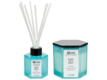 Vela aromática con difusor de fragancia CLASSY TINT Cera de soja Notas frescas - Accesorios decorativos