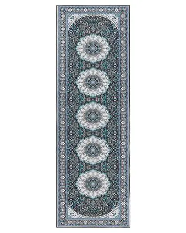 Alfombra GEDIZ Azul 80 x 240 cm - Accesorios decorativos