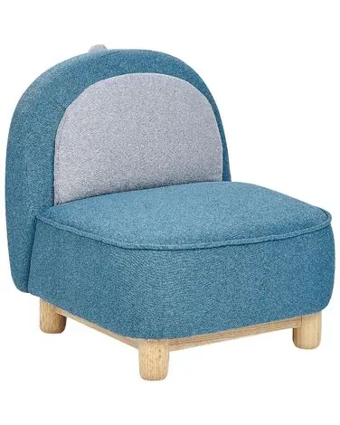 Sillón infantil Dinosaurio FABORG Tela Azul - Sala de estar