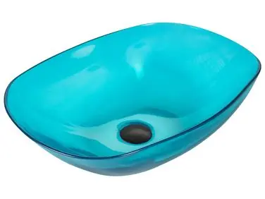 Lavabo sobre encimera MOENGO Turquesa 54 x 36 cm Solid Surface - Baño