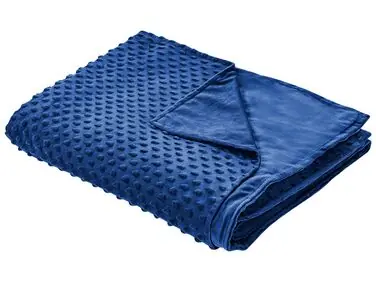 Weighted Blanket Cover 1000 CALLISTO 135 x 200 cm Navy Blue - Home Accessories