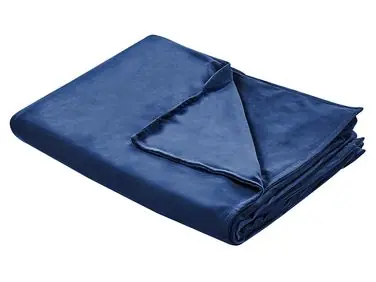 Weighted Blanket Cover 1000 RHEA 135 x 200 cm Navy Blue - Home Accessories