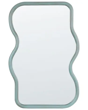 Espejo RONNET 60 cm 90 cm Madera de paulownia Azul claro - Accesorios decorativos