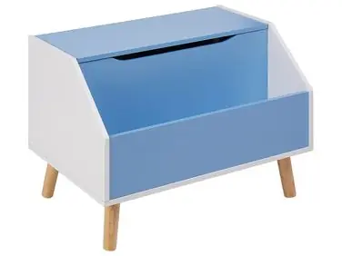 Armario CASPER 43 cm Azul - Sala de estar