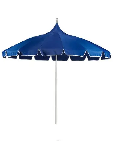 Sombrilla de jardín 245 cm MINOA Azul - Jardín y balcón