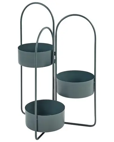 Soporte para macetas COLUTENA Metal 56 cm Azul oscuro - Accesorios decorativos