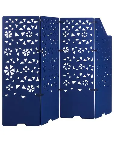 Office Divider STARRY 240 x 180 cm Navy Blue - Home Office