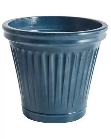 Plant Pot MAIZE 43 cm Blue - Garden & Balcony