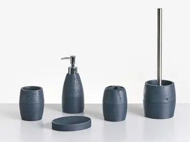 Conjunto de 5 accesorios de baño YARAPA Azul oscuro