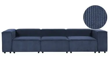 Sofá modular 3 plazas ARDAL Azul oscuro Pana - Sala de estar
