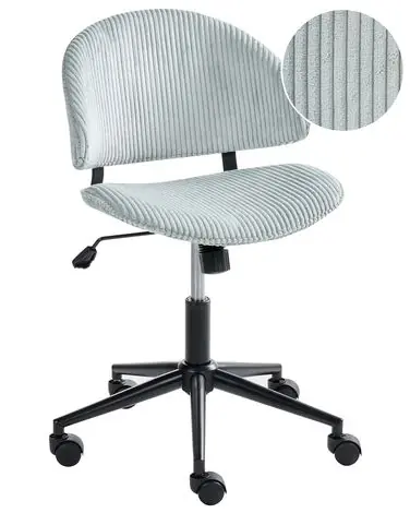 Silla de oficina KIANA Pana Azul claro