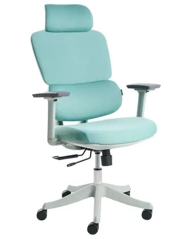 Office Chair VISCOUNT Fabric Teal - Home Office