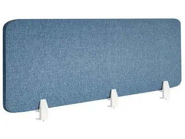 Desk Screen SPLIT 180 x 50 cm Blue - Home Office