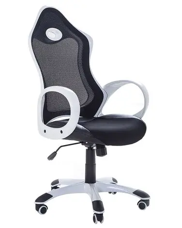 Silla de oficina iCHAIR Negro/Blanco