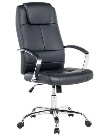 Silla ejecutiva WINNER Piel sintética Negro - Oficina