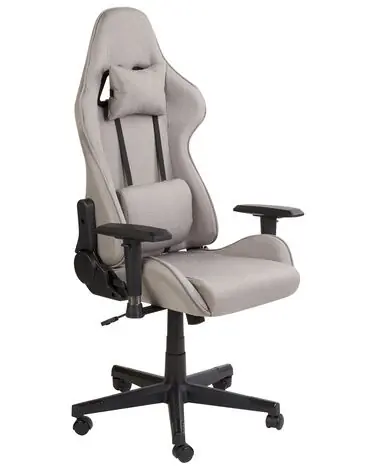 Silla gamer WARRIOR Gris pardo - Oficina