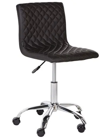 Desk Chair ORLANDO Faux Leather Black - Home Office