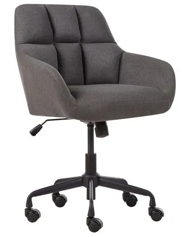 Desk Chair PALMDALE Grey - Home Office