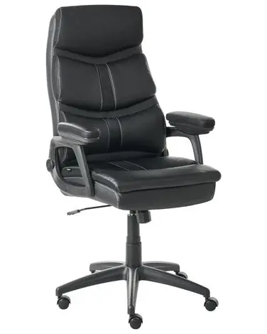 Silla ejecutiva RULER Piel sintética Negro - Oficina