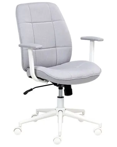 Silla de oficina CARLTON Tela Gris