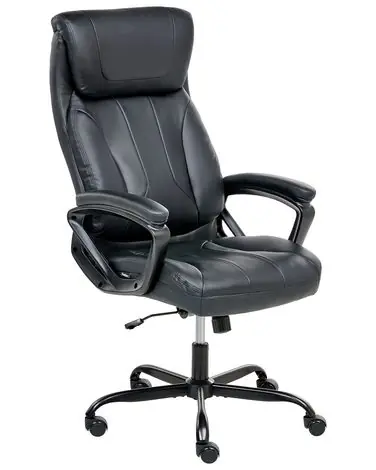 Executive Chair PROUD Faux Leather Black - Home Office