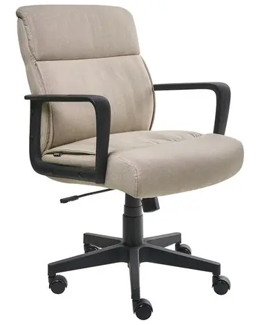Silla de oficina BYRON Tela Beige