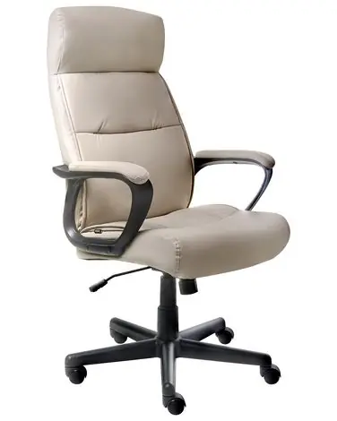 Silla ejecutiva GURU Piel sintética Beige - Oficina