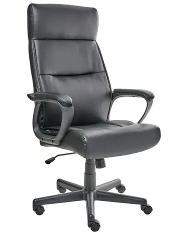 Silla ejecutiva GURU Piel sintética Negro - Oficina