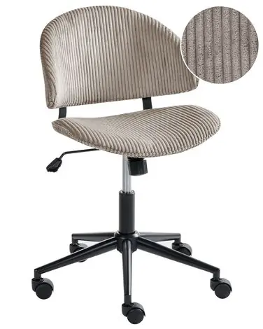 Silla de oficina KIANA Pana Gris pardo
